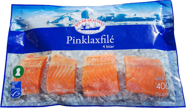 Pinklaxfilé 400 g är en kvalitetsprodukt i vårt fisksortiment. Polar Seafood AB